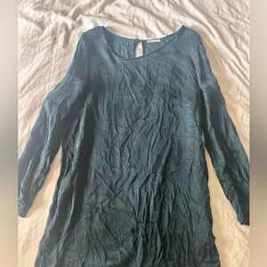 Aritzia Wilfred Free Relaxed Fit Teal Dress Size Medium